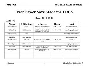 May 2008 doc IEEE 802 11 080542 r