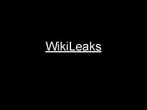 Wiki Leaks Julian Assange Julian Assange set up