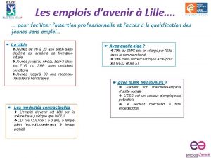 Les emplois davenir Lille pour faciliter linsertion professionnelle