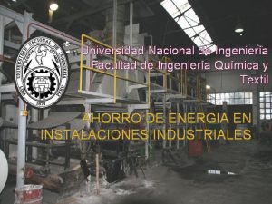 Universidad Nacional de Ingeniera Facultad de Ingeniera Qumica