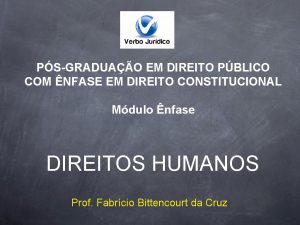 PSGRADUAO EM DIREITO PBLICO COM NFASE EM DIREITO