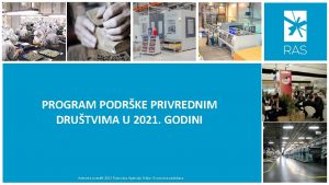 PROGRAM PODRKE PRIVREDNIM DRUTVIMA U 2021 GODINI Autorska