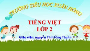 TING VIT LP 2 Gio vin nguyn Th