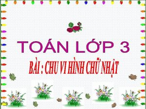 vc TON Chu vi hnh ch nht 4