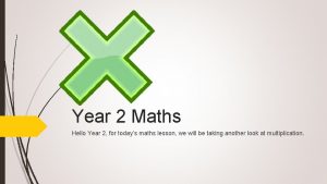 Year 2 Maths Hello Year 2 for todays