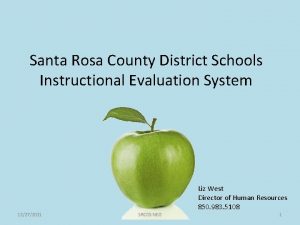 Santa Rosa County District Schools Instructional Evaluation System