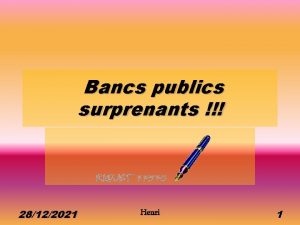 Bancs publics surprenants 28122021 Henri 1 Les bancs