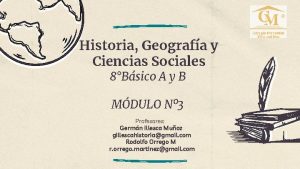 Historia Geografa y Ciencias Sociales 8Bsico A y