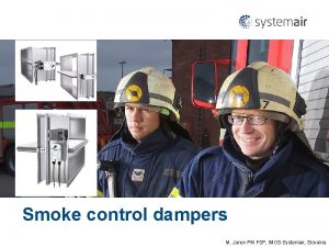 Smoke control dampers M Janov PM FSP IMOSSystemair