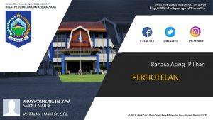 PEMERINTAH PROVINSI NUSA TENGGARA BARAT DINAS PENDIDIKAN DAN