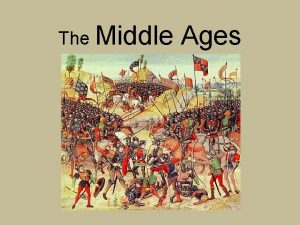The Middle Ages Do Now Complete escalator graph