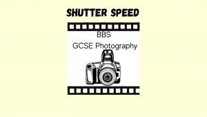 shutter speed how does this link to photography