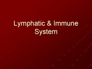 Lymphatic Immune System Lymph Definition Lymph is excess
