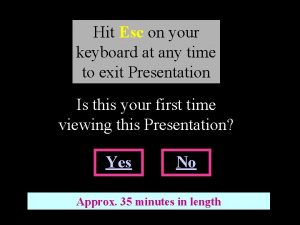 t Hit Esc on your keyboard at any