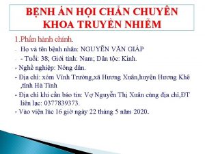 BNH N HI CHN CHUYN KHOA TRUYN NHIM