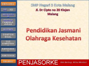 SMP Negeri 3 Kota Malang SK KD INDIKATO