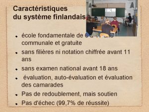 Caractristiques du systme finlandais cole fondamentale de 6