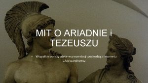 MIT O ARIADNIE i TEZEUSZU Wszystkie obrazy uyte