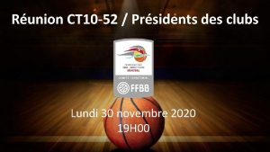 Runion CT 10 52 Prsidents des clubs Lundi