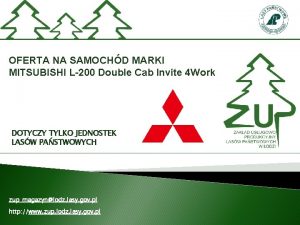 OFERTA NA SAMOCHD MARKI MITSUBISHI L200 Double Cab