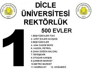 DCLE NVERSTES REKTRLK 500 EVLER 1 BEYZEVLER TOK