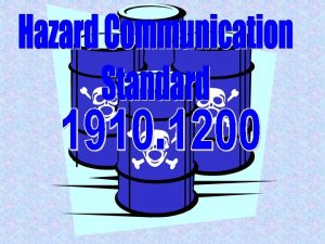 Subpart Z Toxic Hazardous Substances 1910 1000 1450