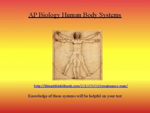 AP Biology Human Body Systems http thingsithinkithunk com20100609renaissanceman