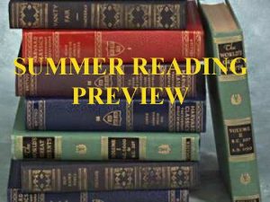 SUMMER READING PREVIEW Lewis Carrolls Alice In Wonderland