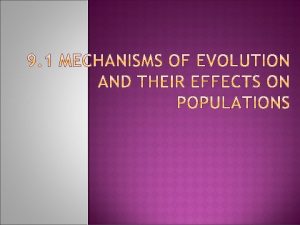 Genetic mutations increase the variation within a population