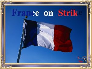 France on Strike A man holds a placard