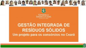 GESTO INTEGRADA DE RESDUOS SLIDOS Um projeto para