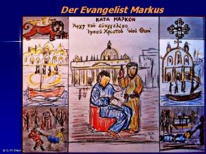 Der Evangelist Markus G M Ehlert Der Evangelist