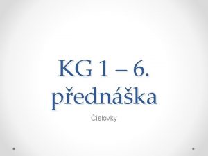 KG 1 6 pednka slovky KG 1 slovky