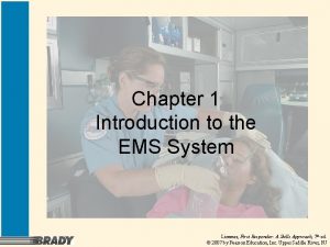 Chapter 1 Introduction to the EMS System Limmer