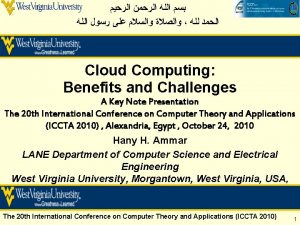 Cloud Computing Benefits and Challenges A Key Note