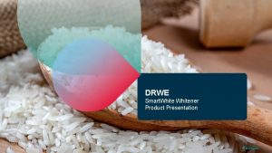 DRWE Smart Whitener Product Presentation x 1 DRWE