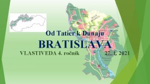 Od Tatier k Dunaju BRATISLAVA VLASTIVEDA 4 ronk