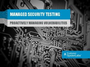 MANAGED SECURITY TESTING PROACTIVELY MANAGING VULNERABILITIES THE INTRO