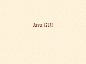 Java GUI AWT to Swing AWT Abstract Windowing