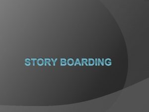 STORY BOARDING Research Search storyboarding and find out