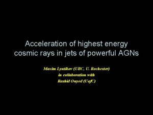 Acceleration of highest energy cosmic rays in jets