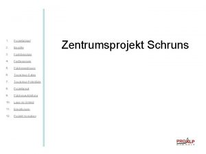 1 Projektablauf 2 Begriffe 3 Funktionsplan 4 Festlegungen