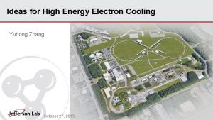 Ideas for High Energy Electron Cooling Yuhong Zhang