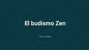 El budismo Zen Fanor Larrain V JAPON Y