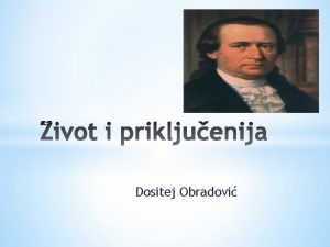 Dositej Obradovi ivot i prikljuenija prvo izdanje Lajpcig