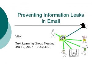 Preventing Information Leaks in Email Vitor Text Learning