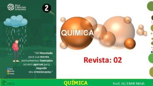 Revista 02 QUMICA Prof ALCEMIR MAIA 2 REVISTA