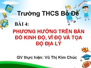 Trng THCS B BI 4 PHNG HNG TRN