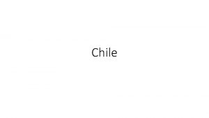 Chile Intro Video http bit ly164 gon 4