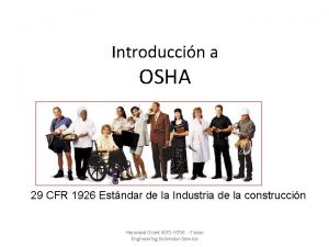Introduccin a OSHA 29 CFR 1926 Estndar de